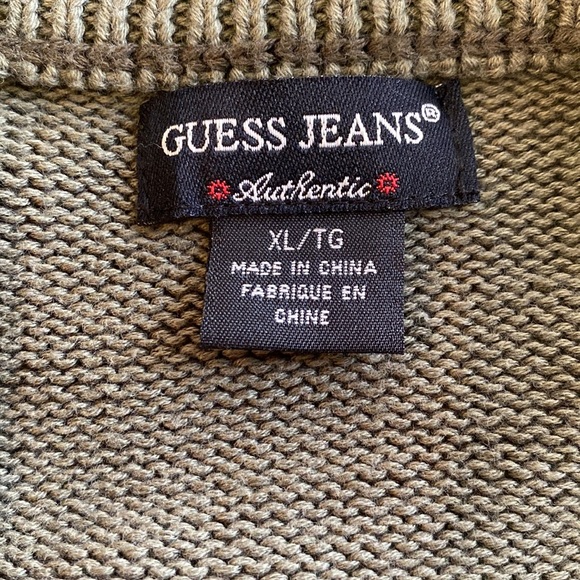 Guess Jeans Knit Sweater Zip Up - Picture 9 of 10